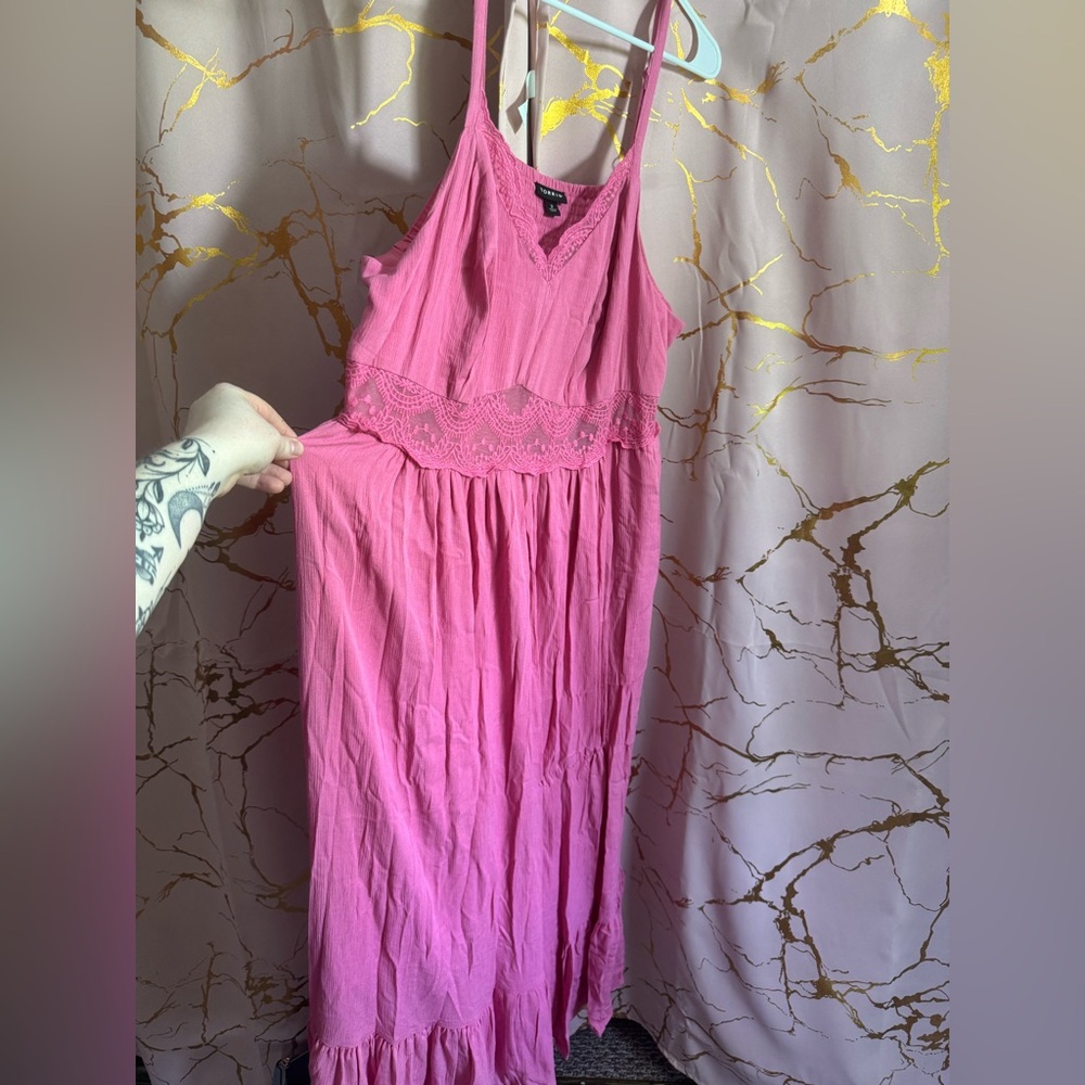 Torrid Lace Inset Maxi Dress
